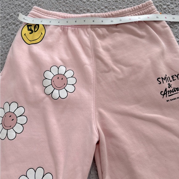 Samii Ryan Smiley by André Time To Smile Pink Color-block Cozy Jogger Size L - Picture 11 of 14